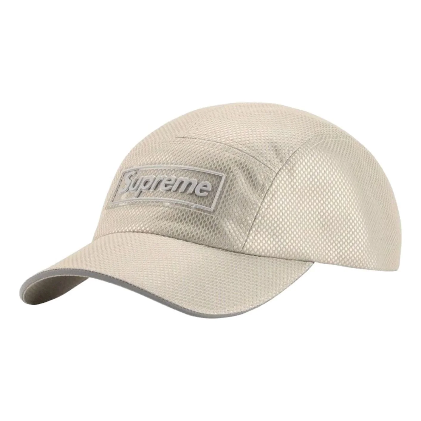 Supreme FW26 Metallic Mesh Camp Cap 'Stone' SUP-FW26-1076-STN - 1