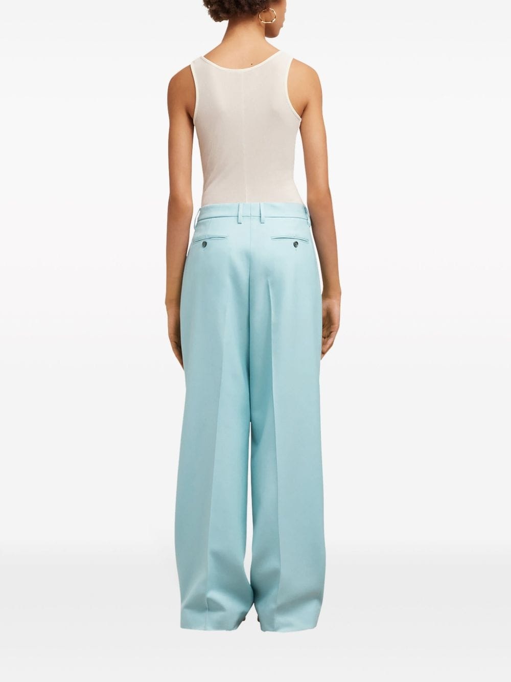 scoop-neck sleeveless tank top - 4