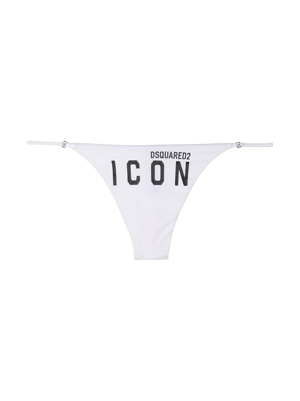 logo-print string bikini briefs - 2