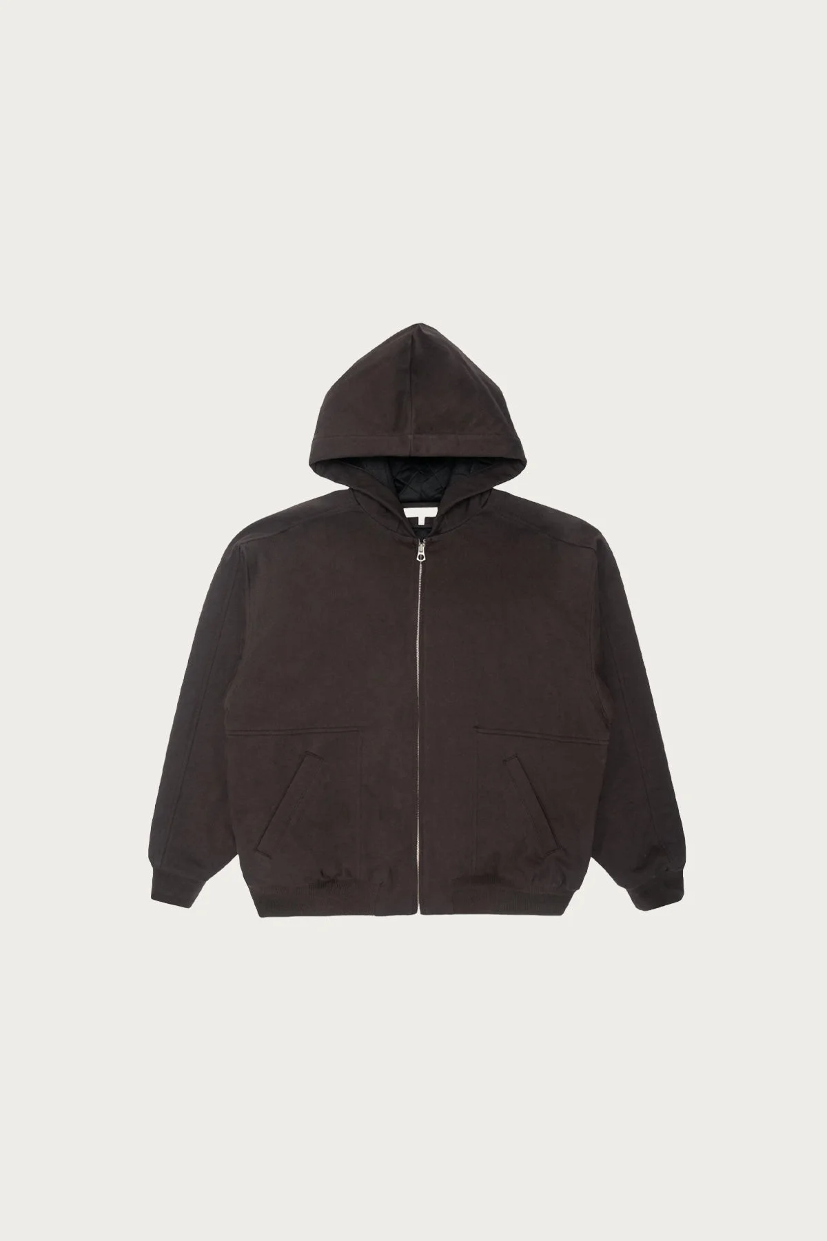 Hooded Barrington Jacket - Black Mushroom - 1