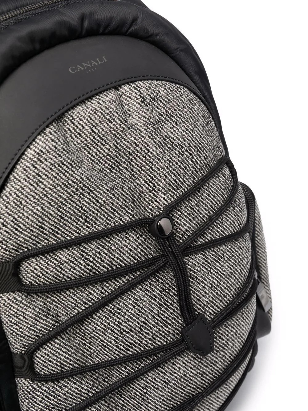 contrast-panel padded backpack - 4