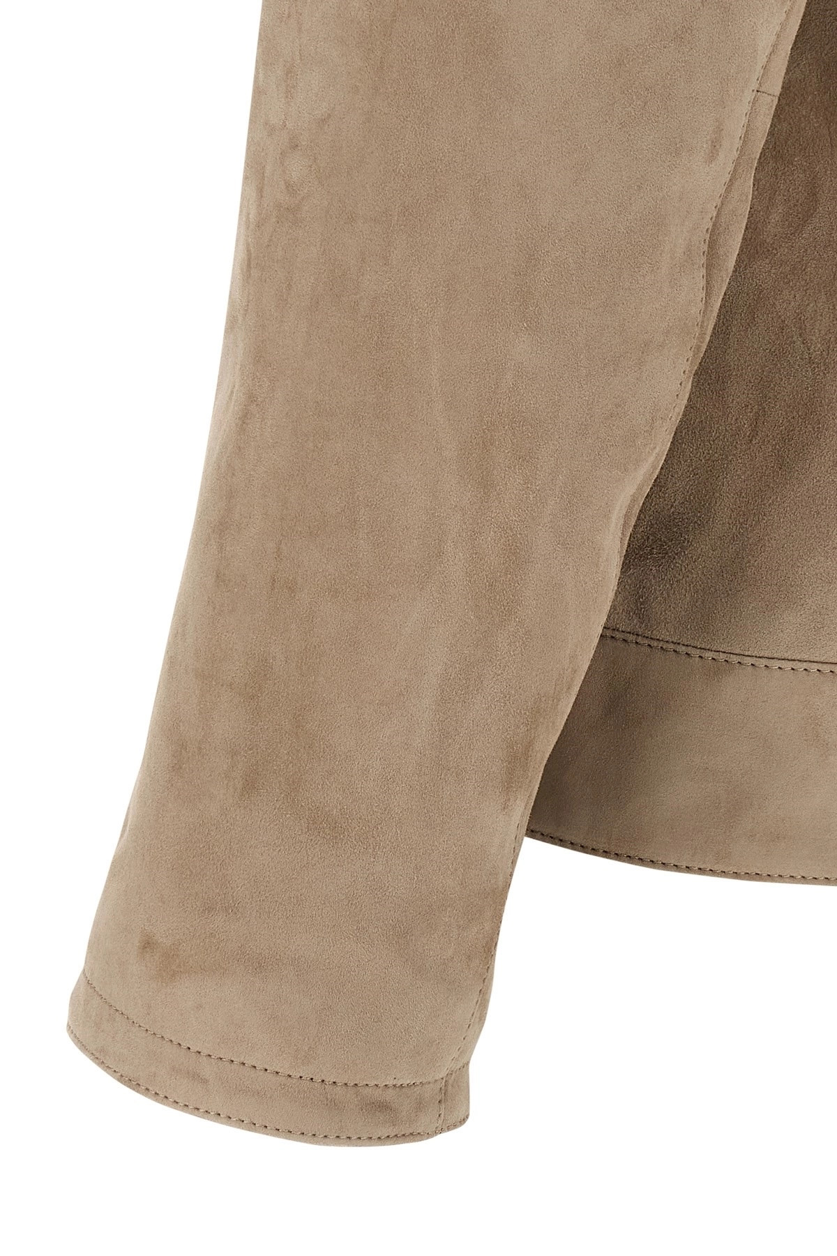 Suede blouson - 4