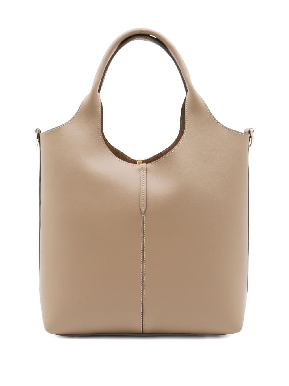 small top-handle leather bag - 2
