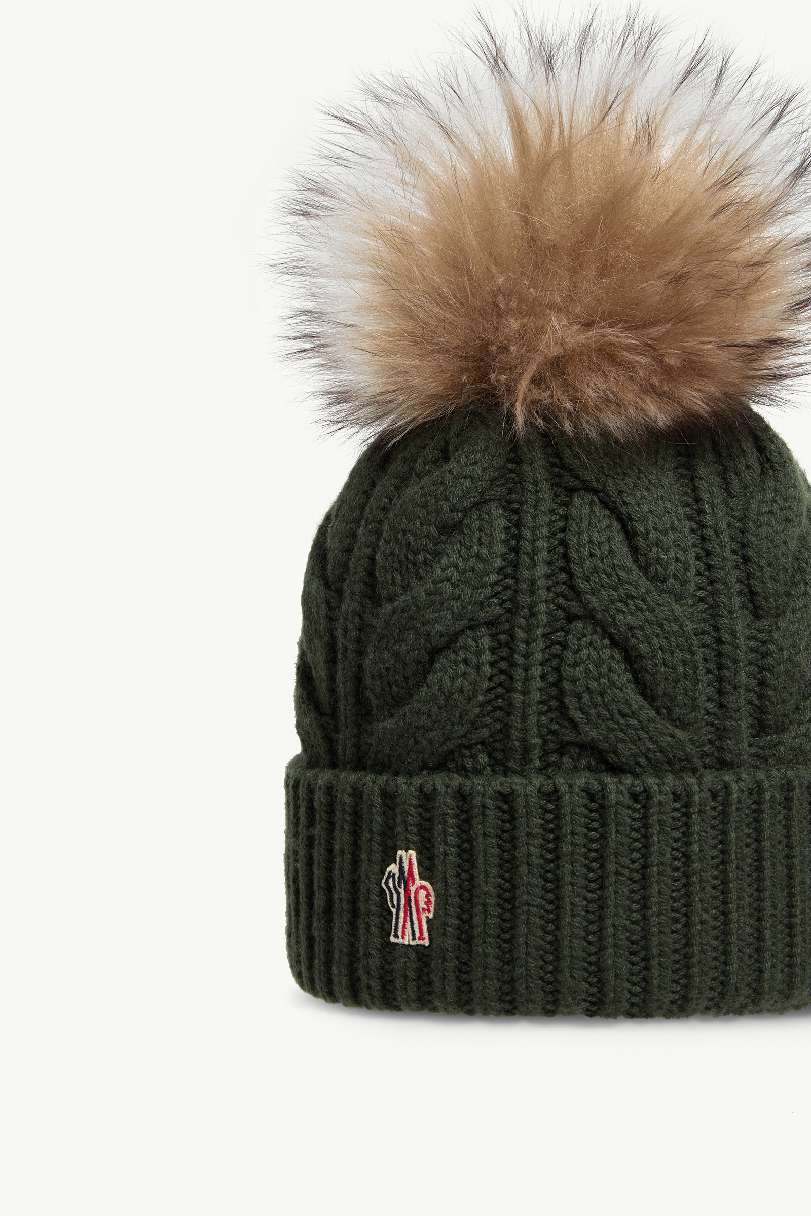 Wool & Cashmere Beanie with Pom Pom - 3