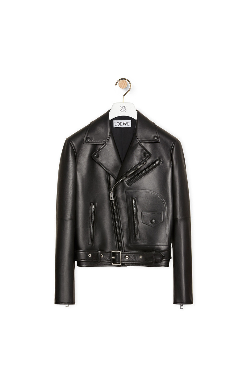 Biker jacket in nappa lambskin 1