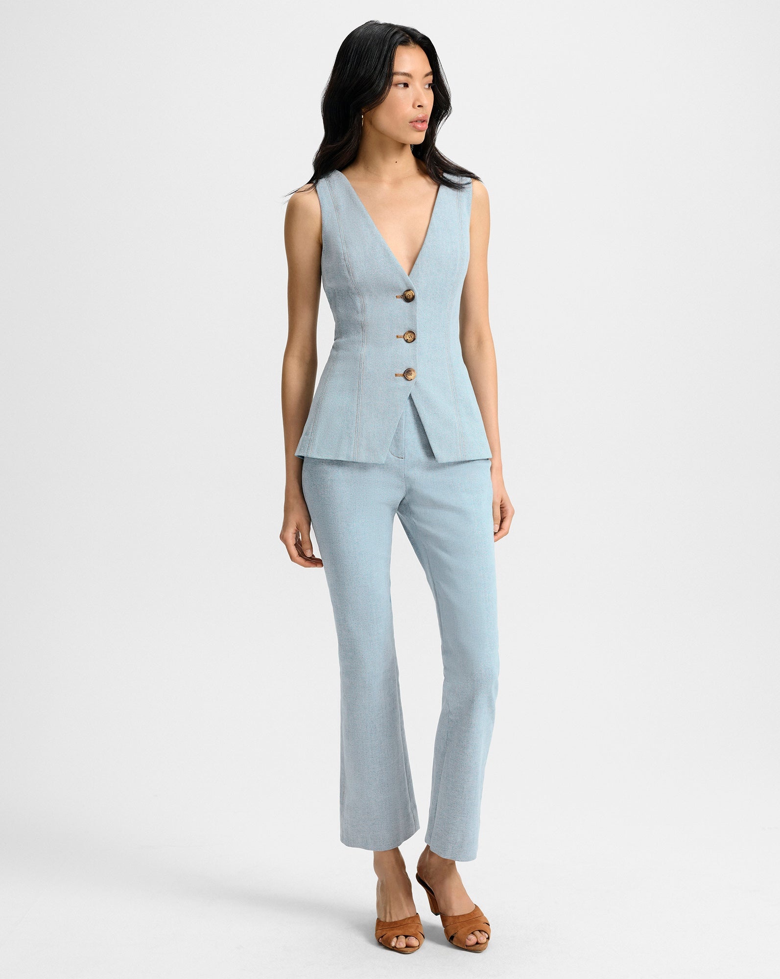 AVALINA BUTTON-UP VEST - 6