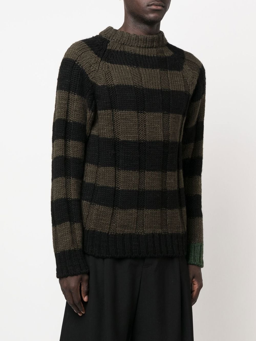 striped wool jumper - 3