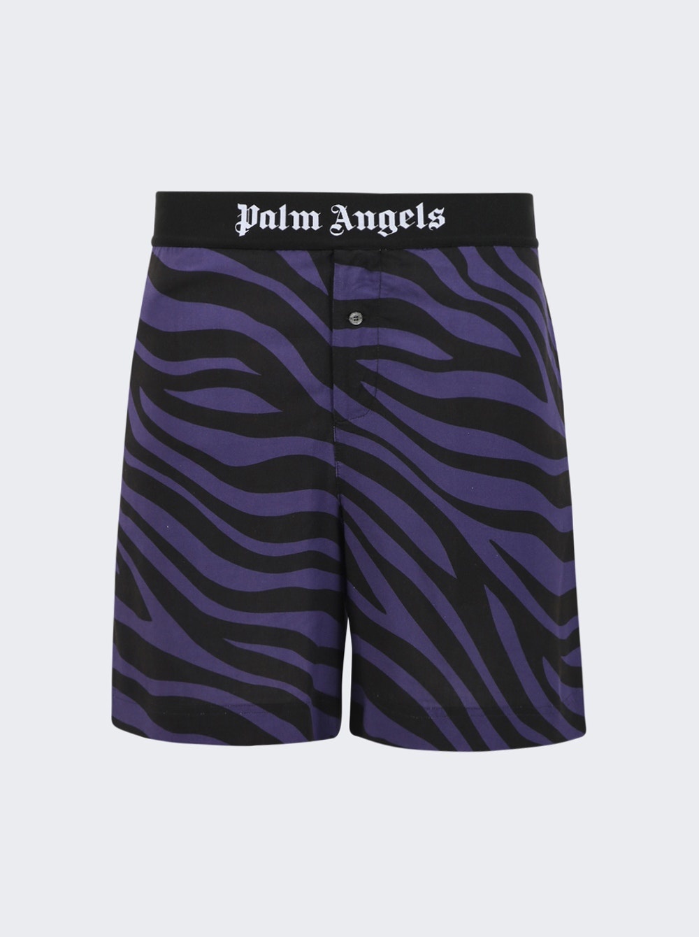 Zebra Print Easy Shorts Purple - 1