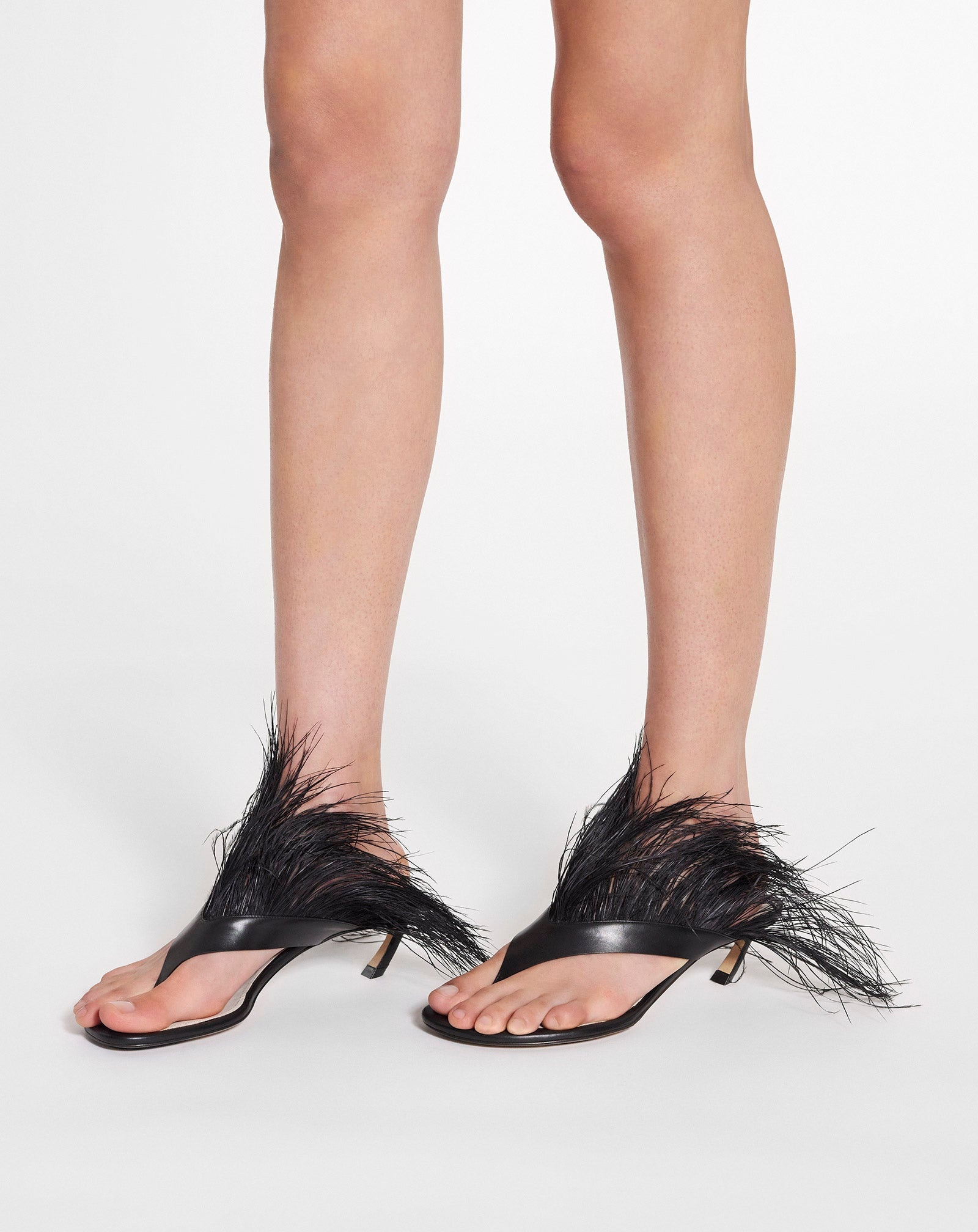サンダル・ミュール LANVIN Women Sandals FWBAMB02 BLACK ランバン コレクション LANVIN COLLECTION ダブルリボンウェッジ