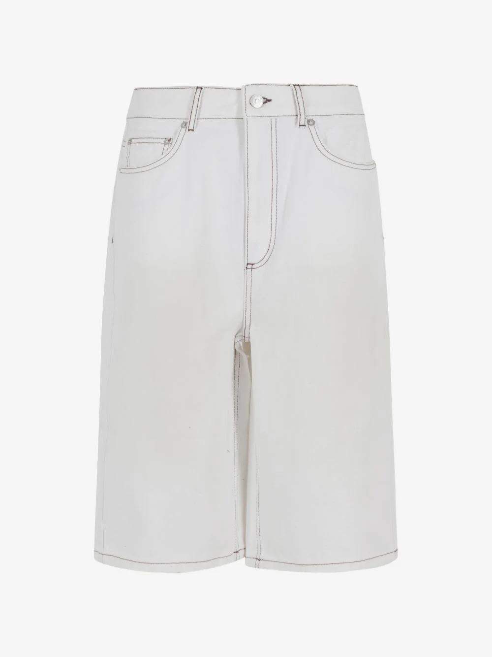 Emily contrast-stitch pocket shorts - 1
