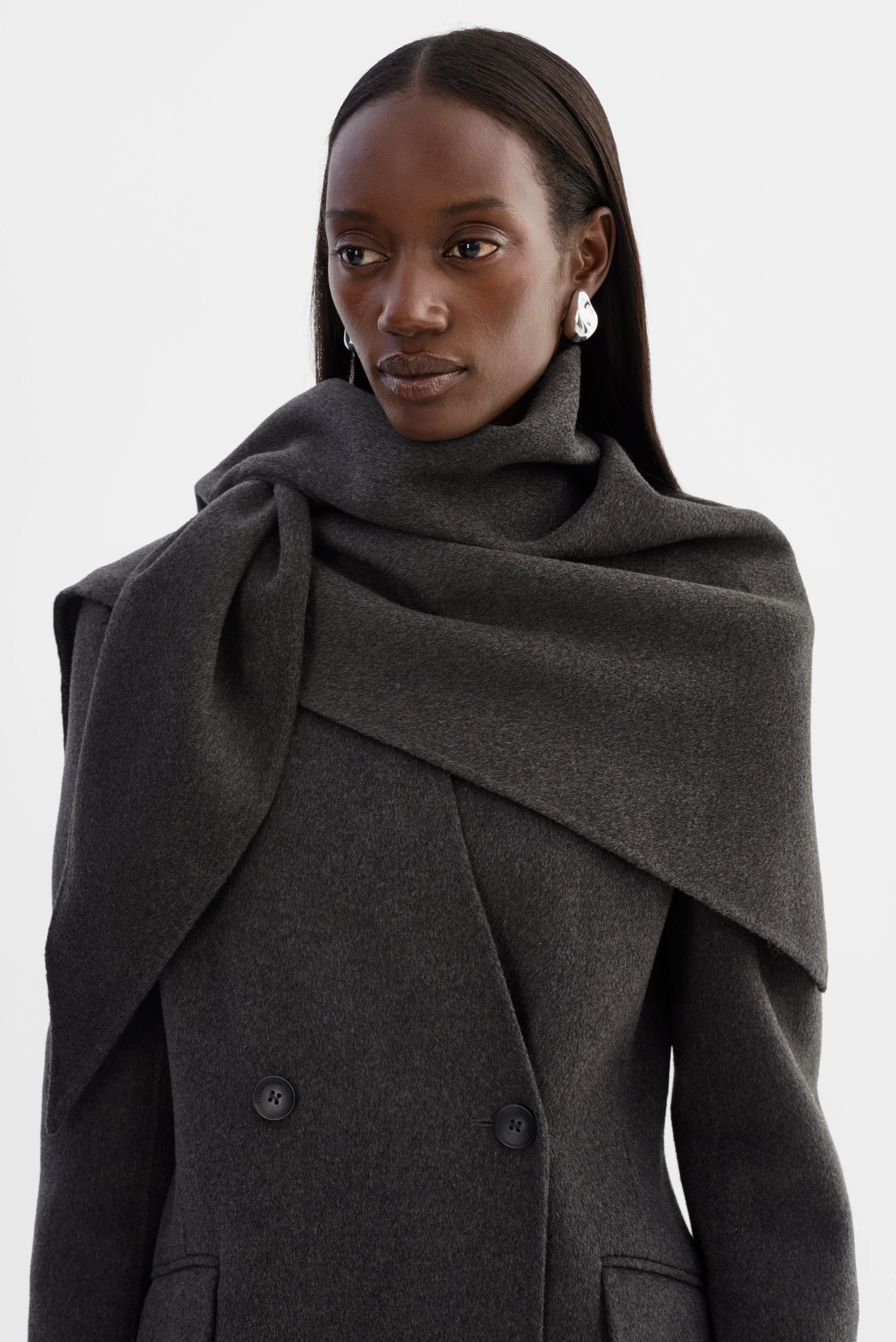 EMMA | Double Face Wool Scarf - 1