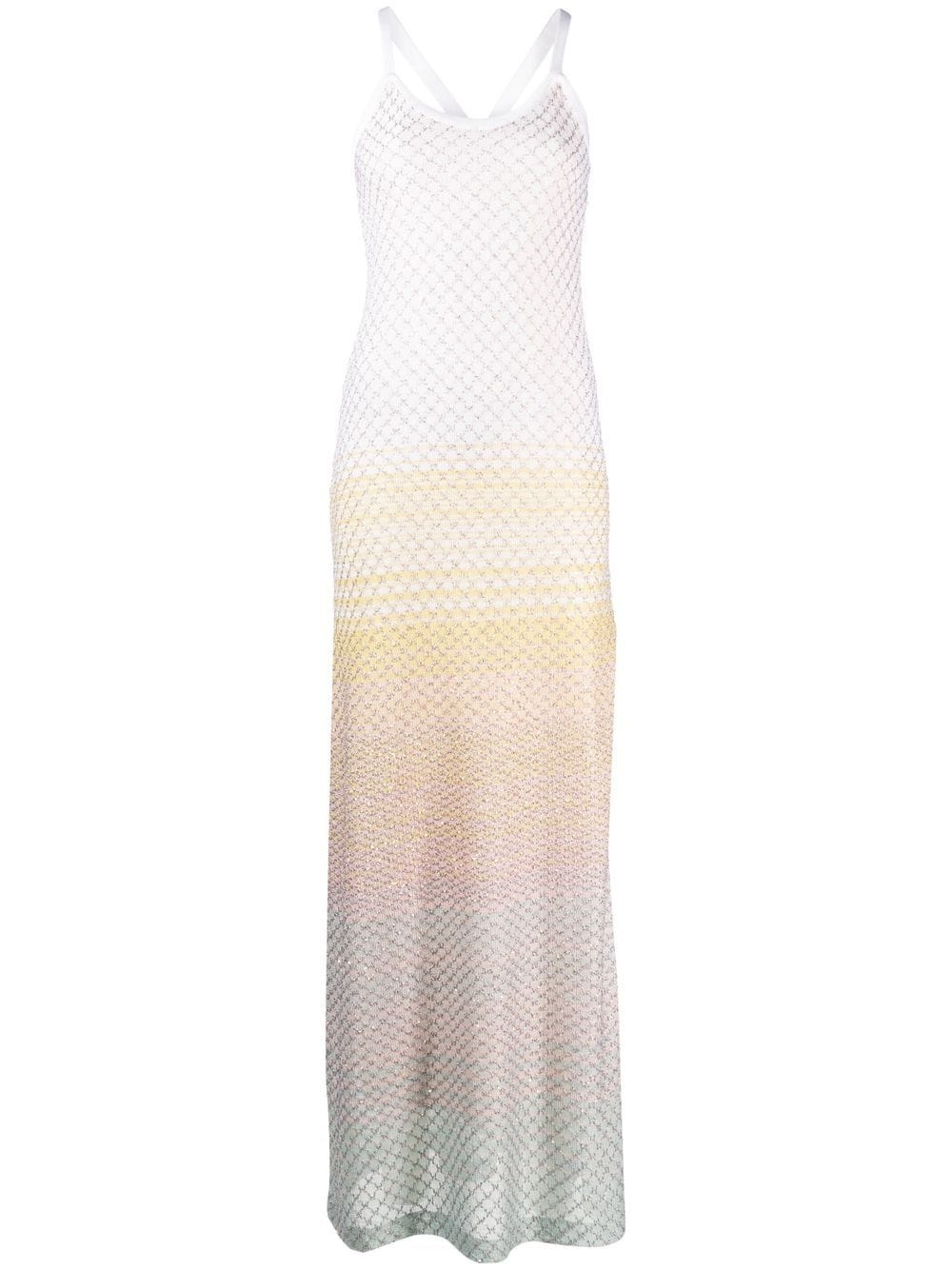 sequin-embellished knit max dress - 1