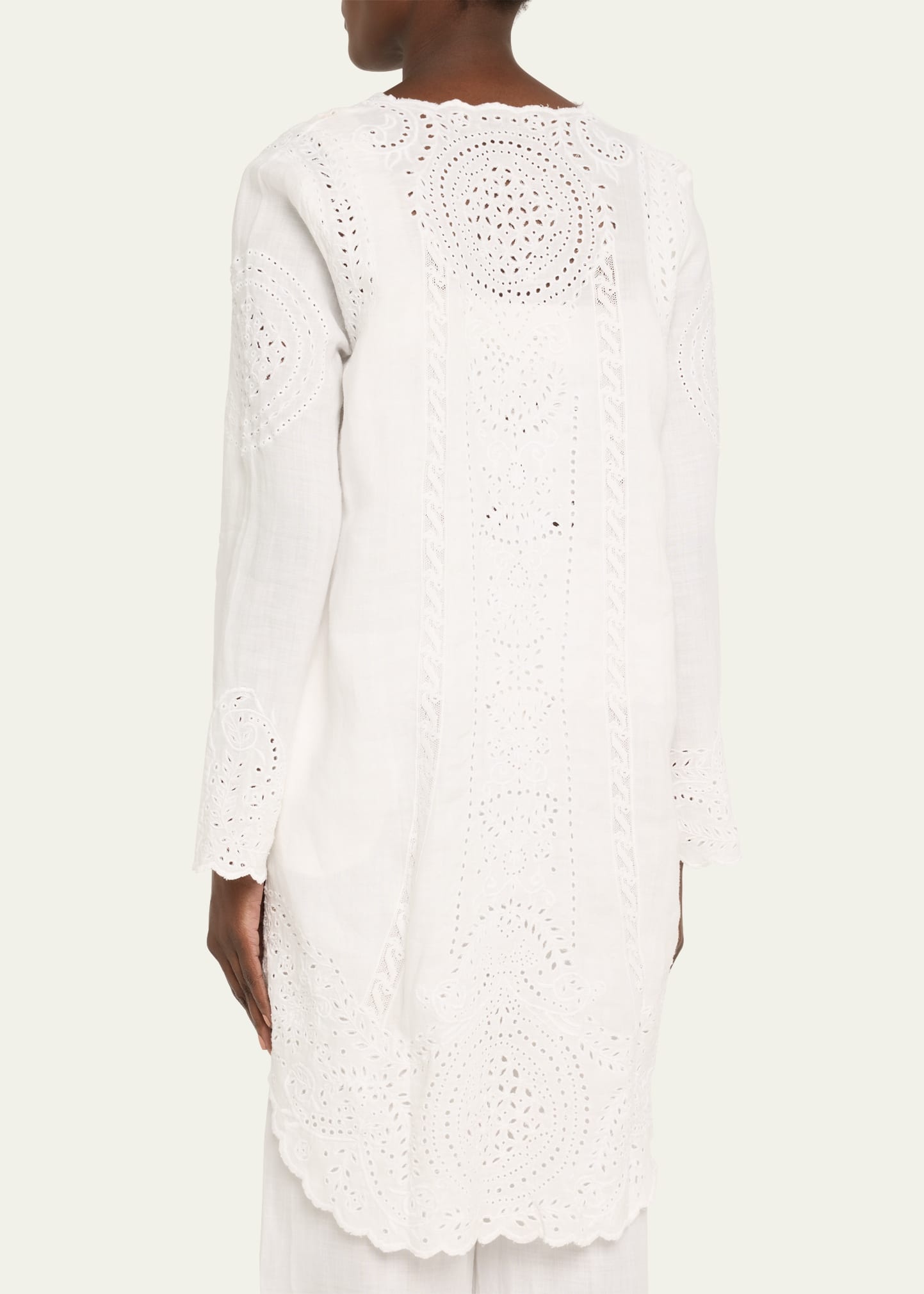 Belvoir Broderie Anglaise Lace Top - 3