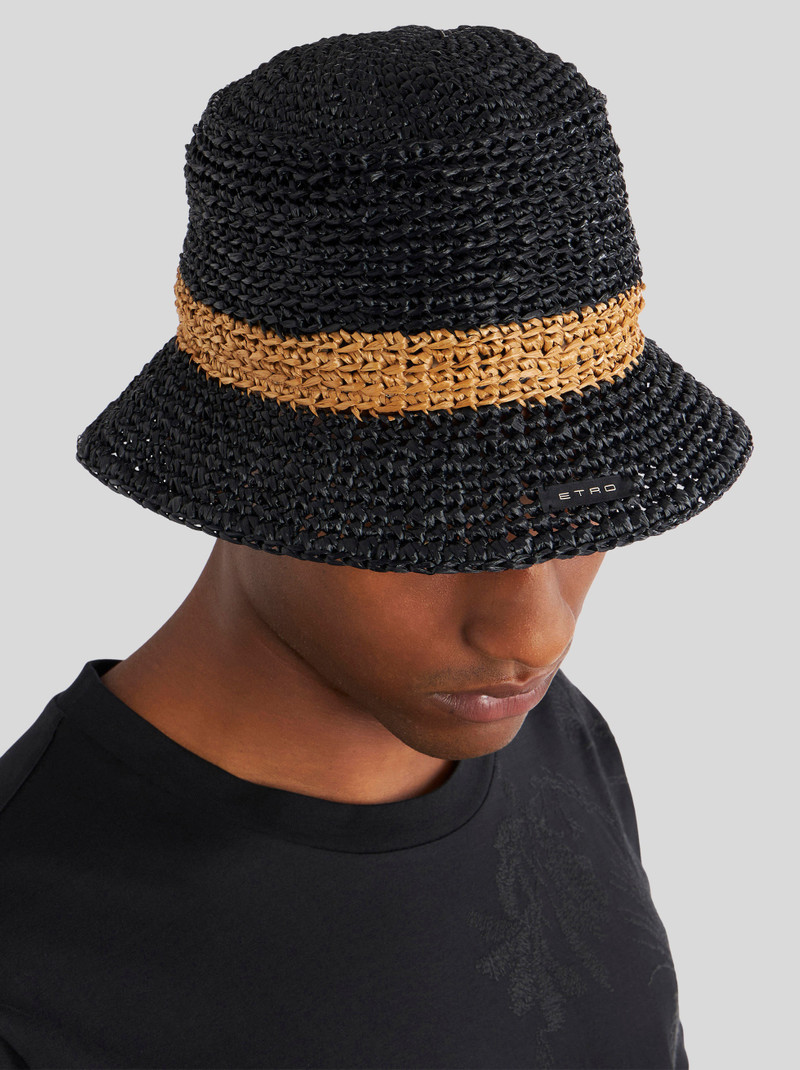 Etro HANDMADE RAFFIA HAT outlook
