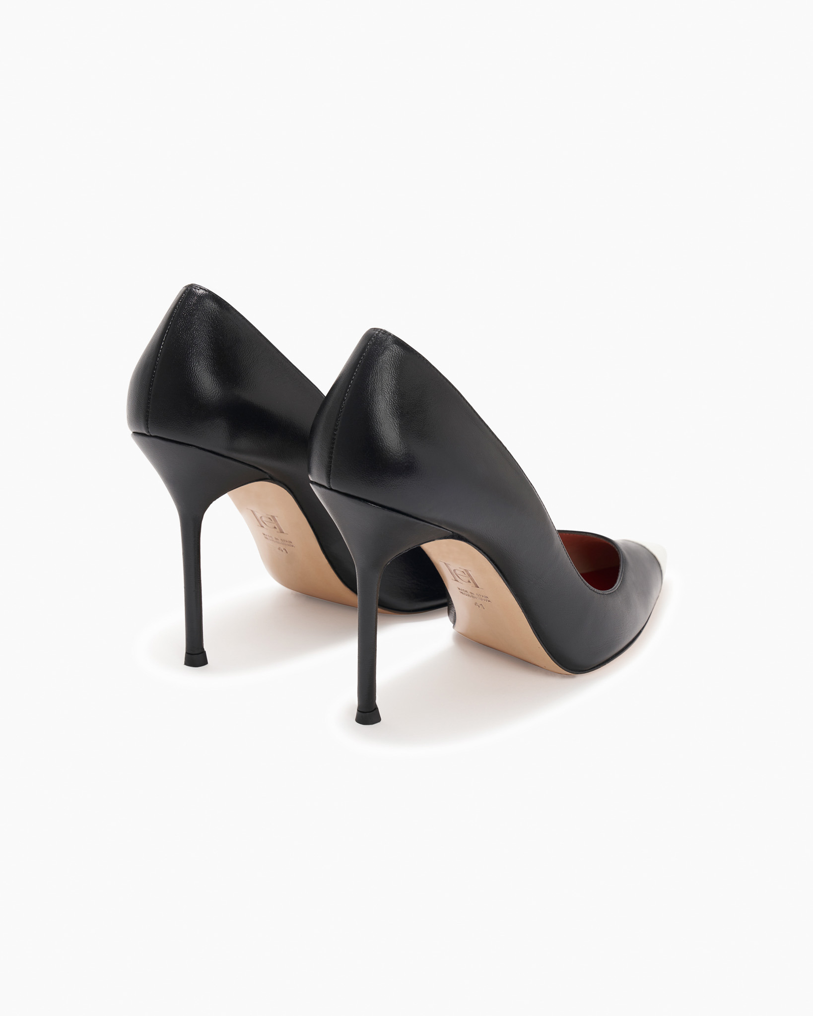Classic Pumps with Colorful Cap Toe - 5