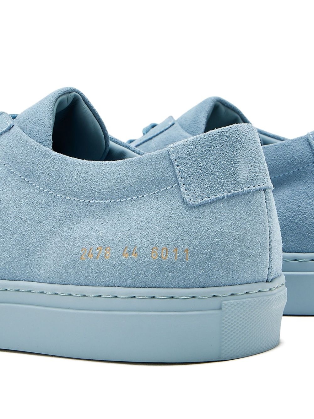 suede low-top sneakers - 4