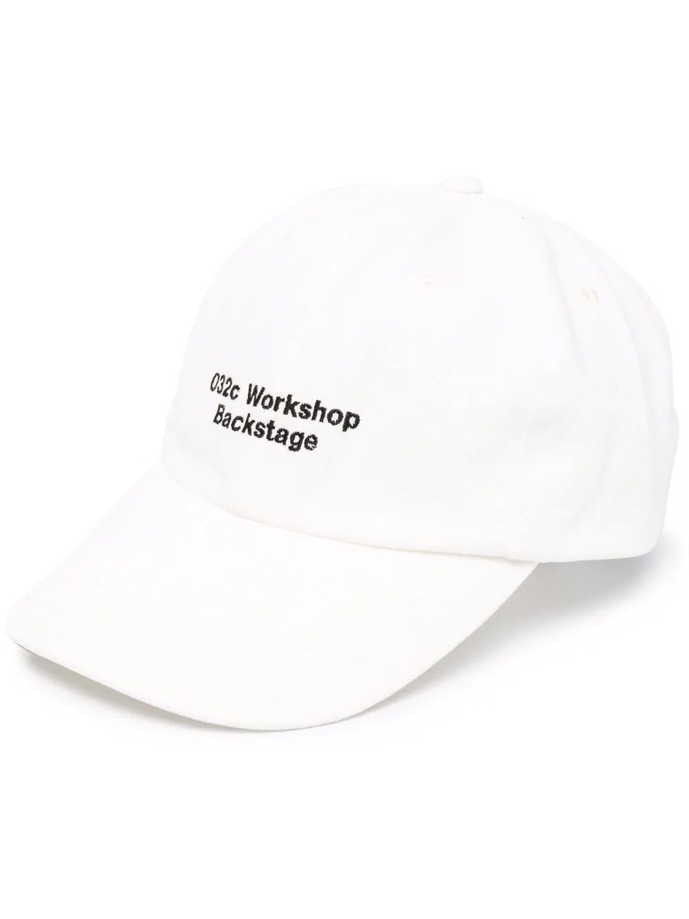 slogan embroidered cap - 1