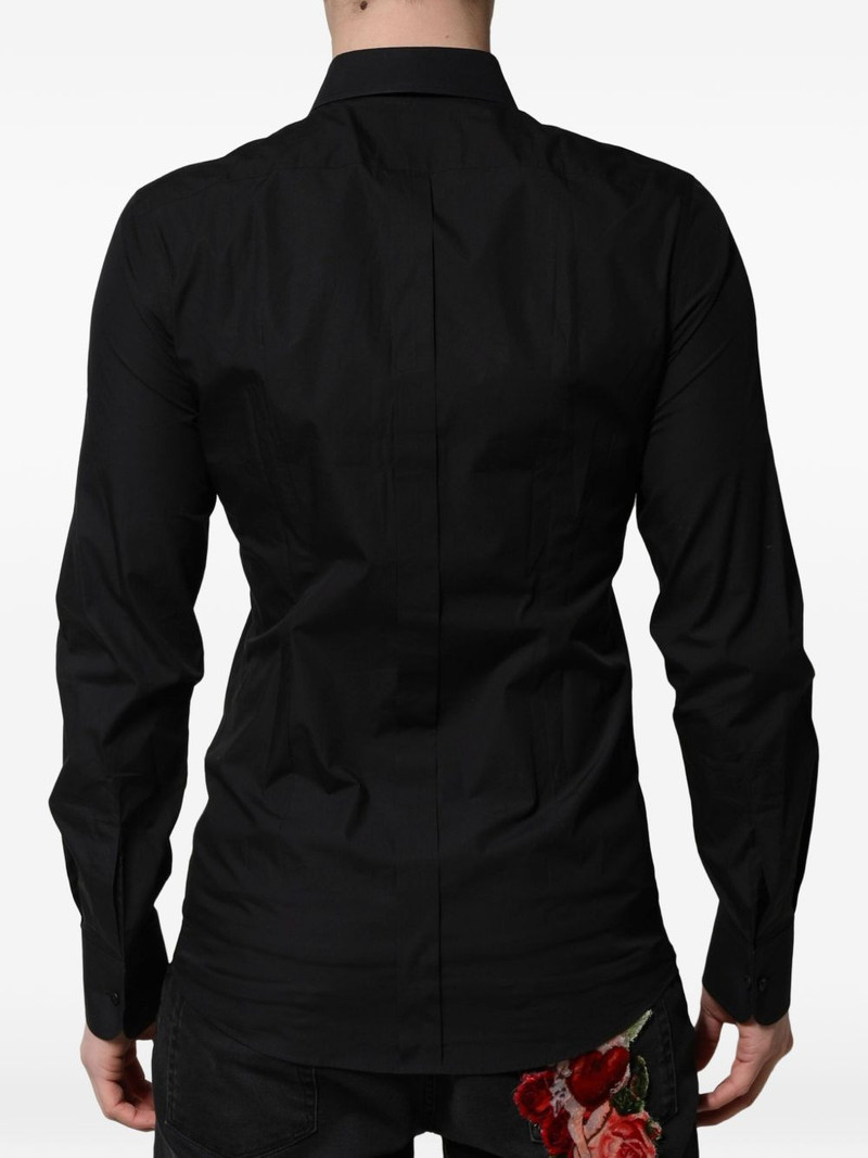Gold bib-front shirt 3