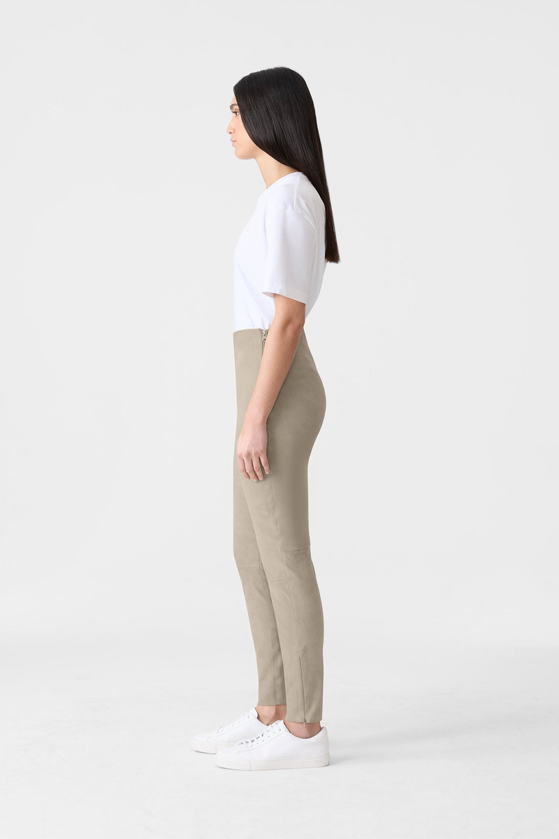 NAVI-SU Fitted Lamb Suede Legging 3