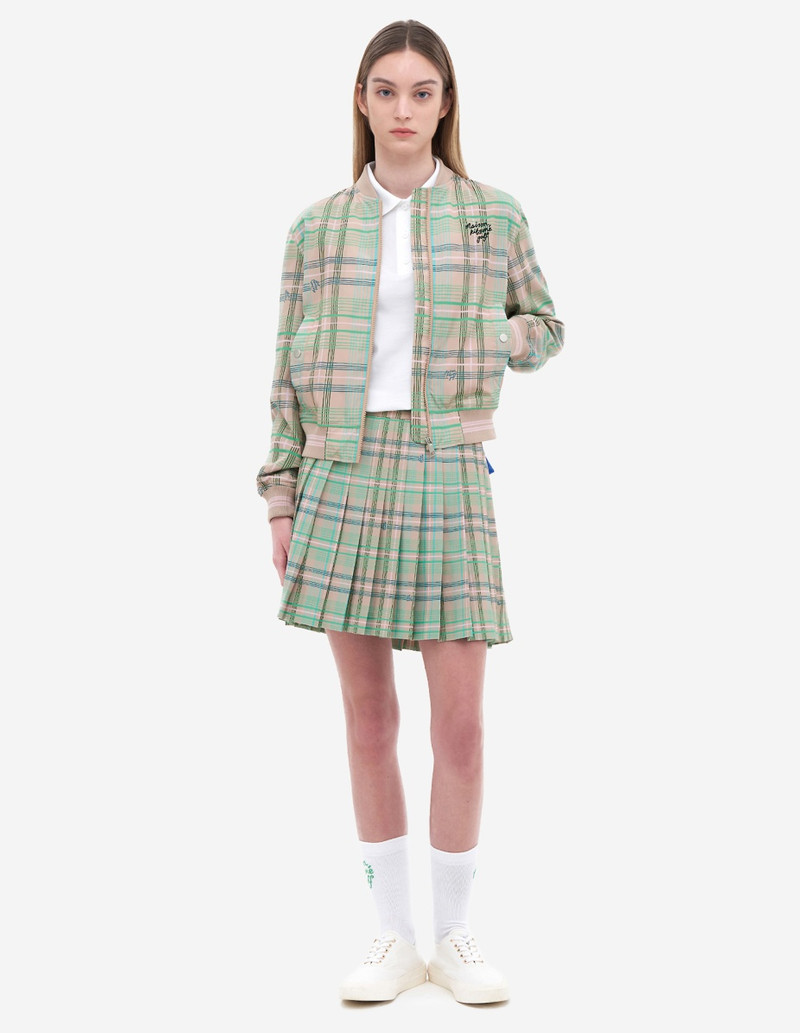 Maison Kitsuné Women Fox Head Stadium Jacket outlook