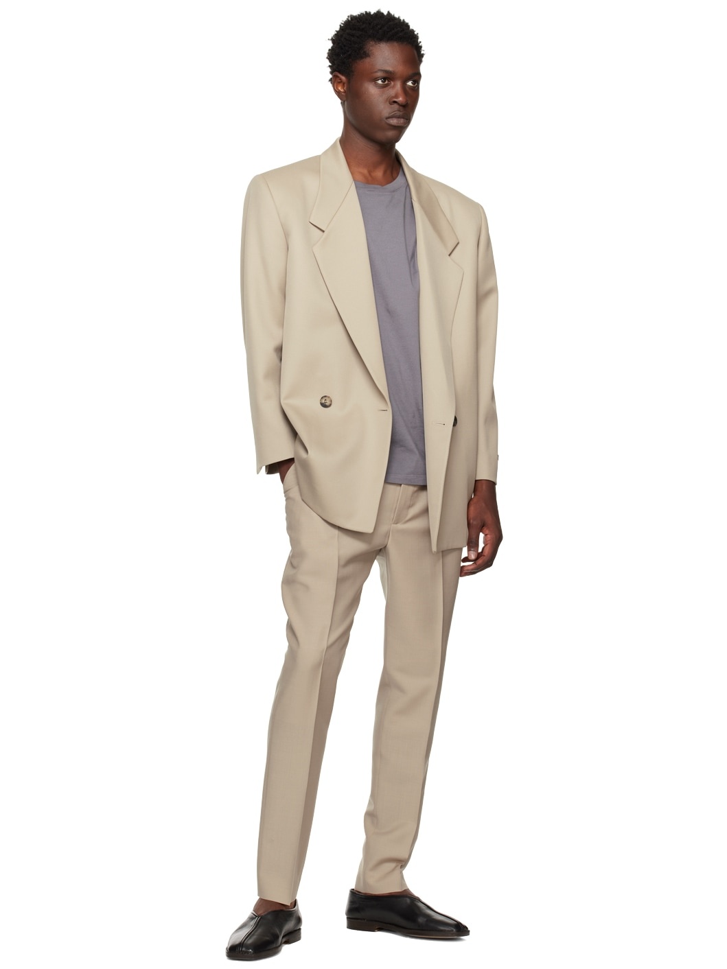 Wool Mohair Suit Pant