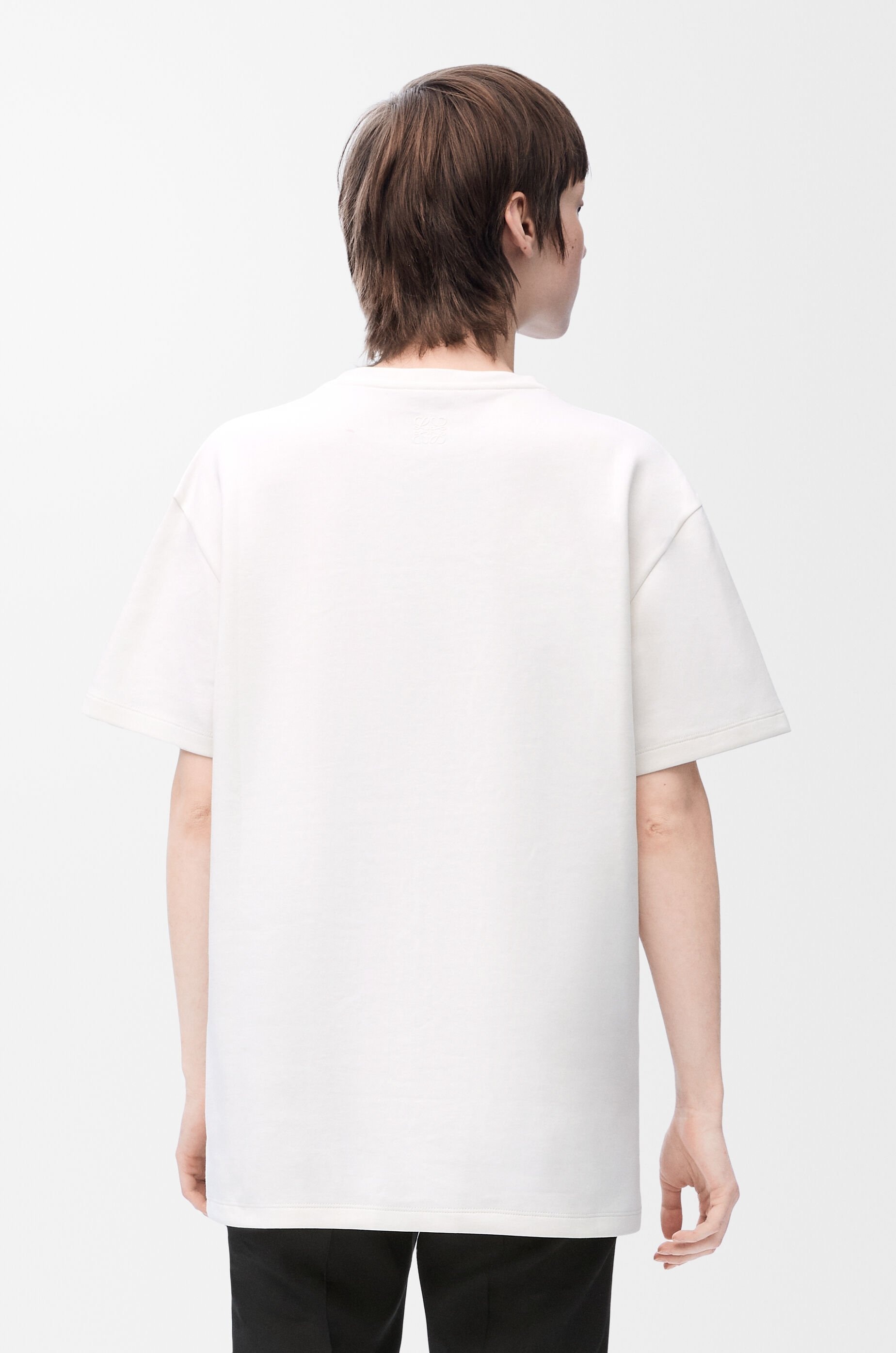 Relaxed fit t-shirt in cotton blend - 4