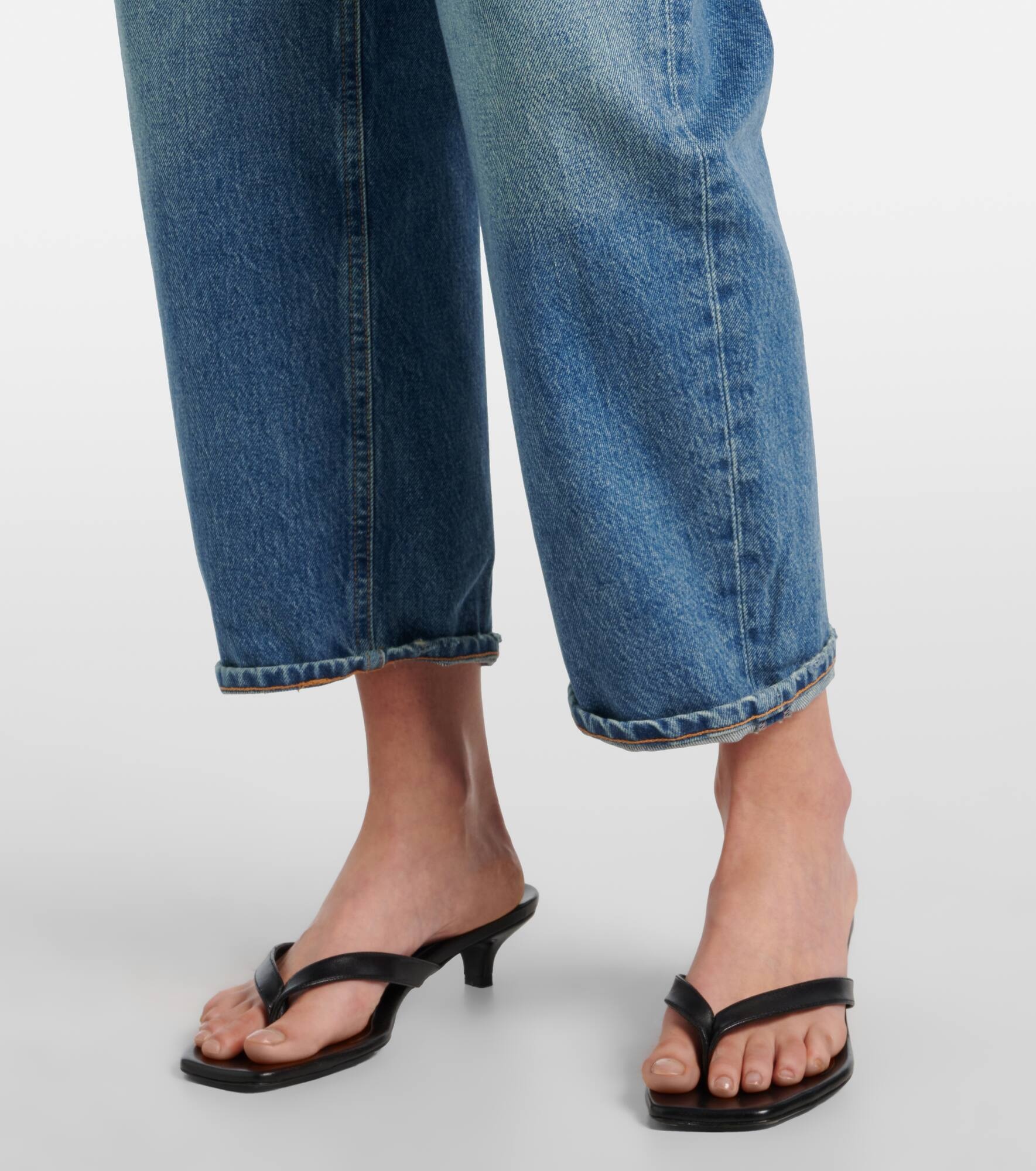 Dahlia mid-rise straight jeans - 5