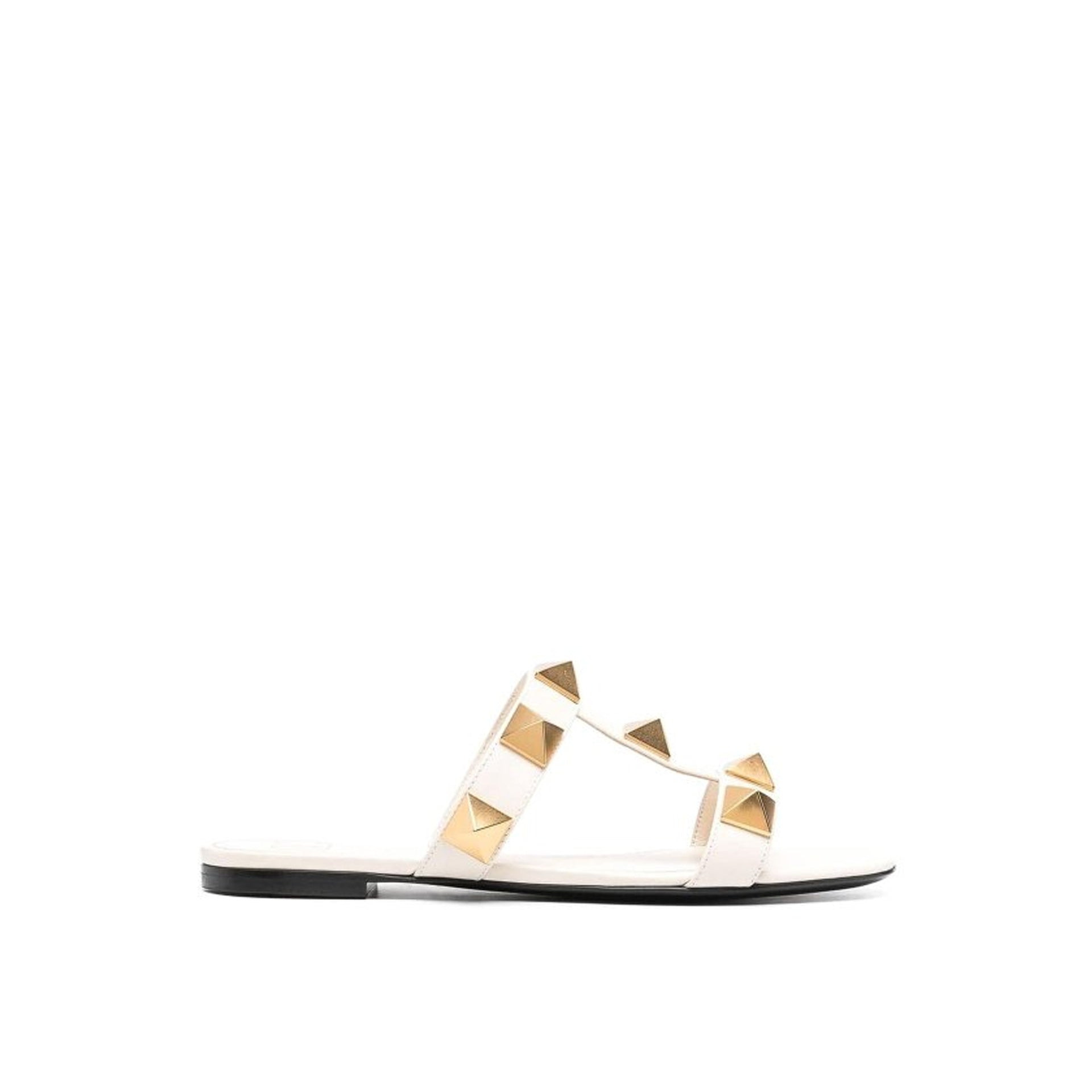 Valentino Garavani Roman Stud Leather Flat Sandals Women - 5