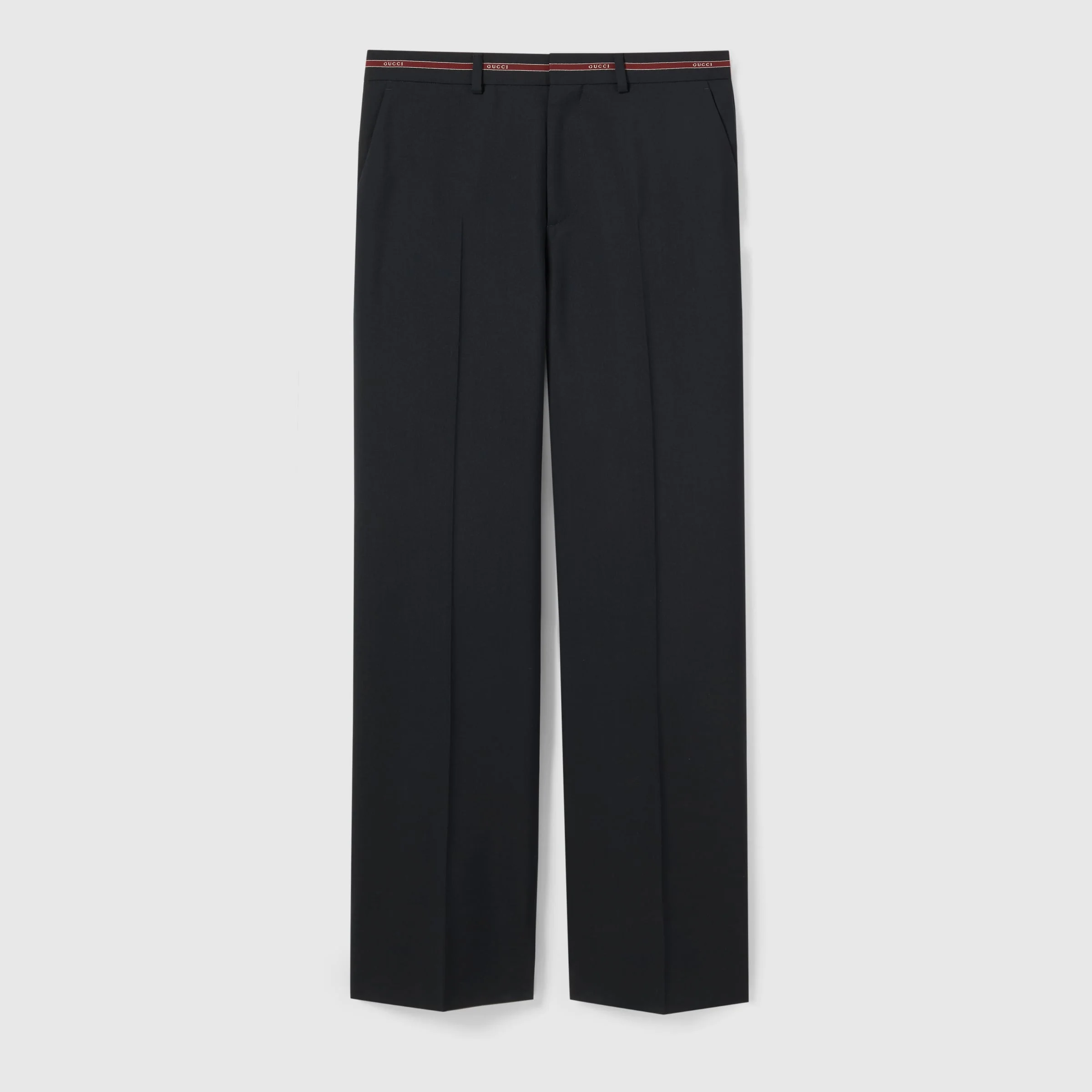 Wool pant with selvedge detail - 1