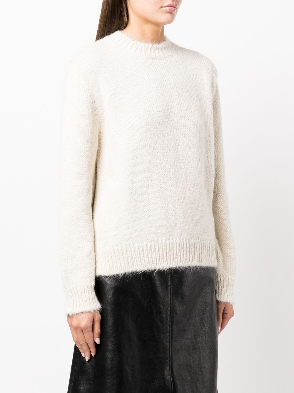 crew-neck knitted jumper - 3