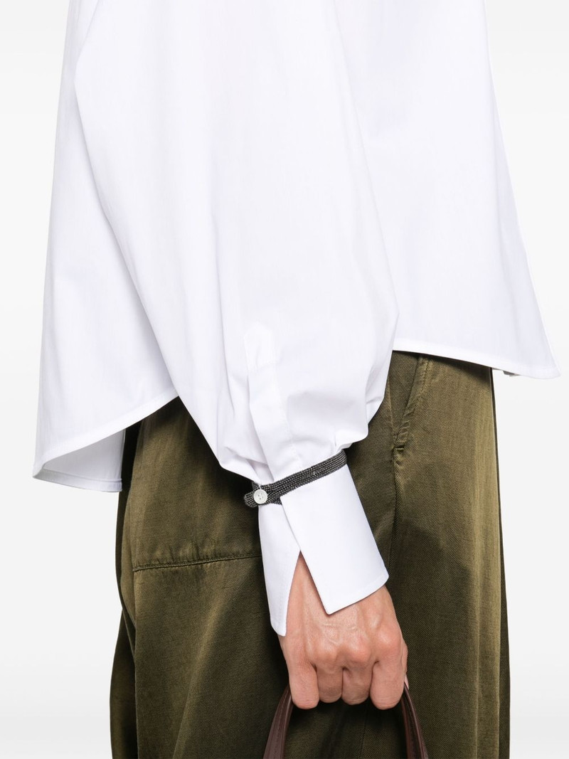 pintuck-detailed shirt 5