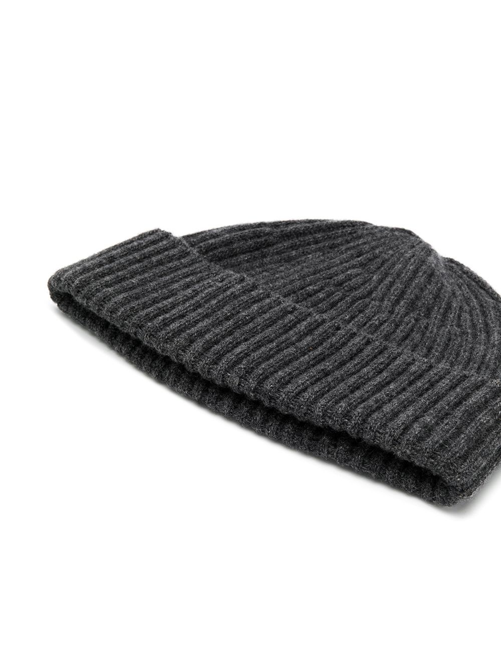 ribbed knitted hat - 2