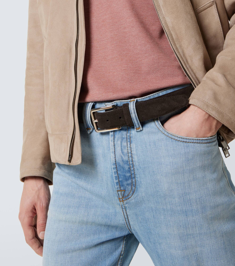 Brioni Suede belt outlook