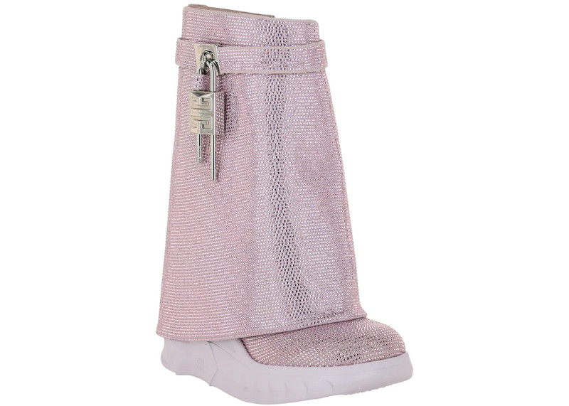 Givenchy Givenchy Shark Lock Biker Ankle Boots Soft Lilac (Women's) outlook