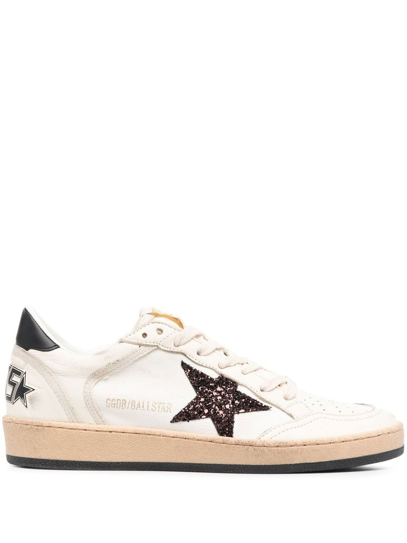 star-patch lace-up sneakers 1