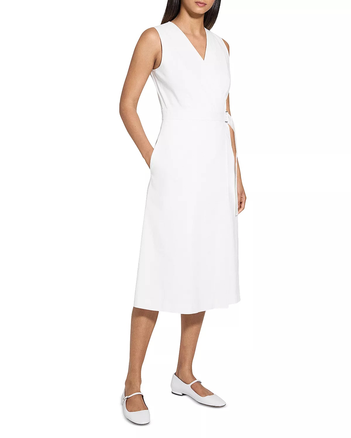 Buckled Wrap Dress - 3