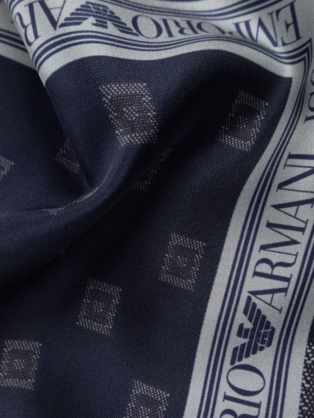 monogram-pattern scarf - 2
