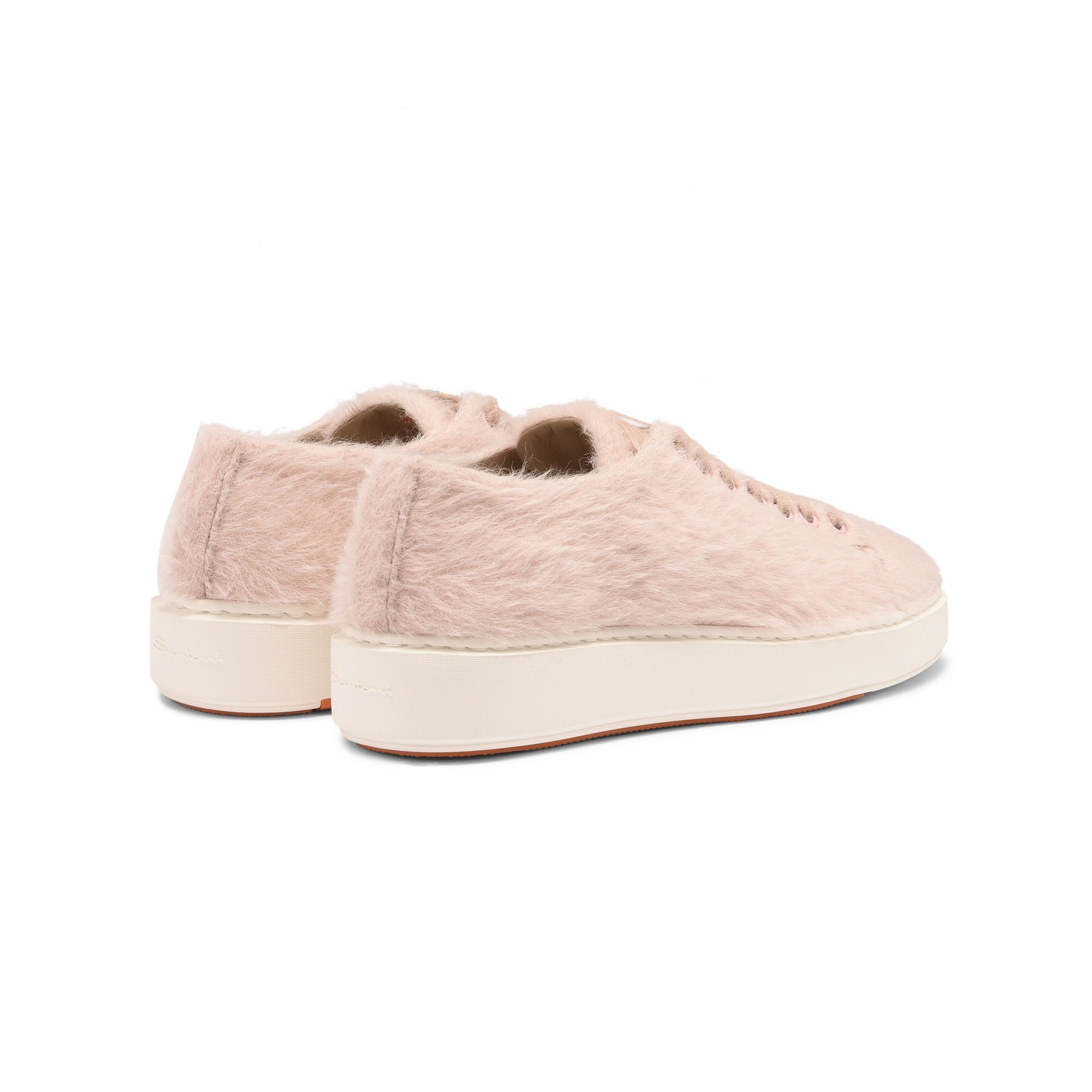 Women's pink wool sneaker - 4