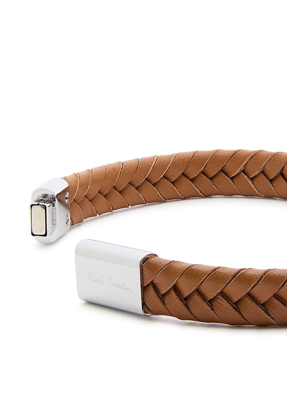 Paul Smith Braided Leather Bracelet - 3