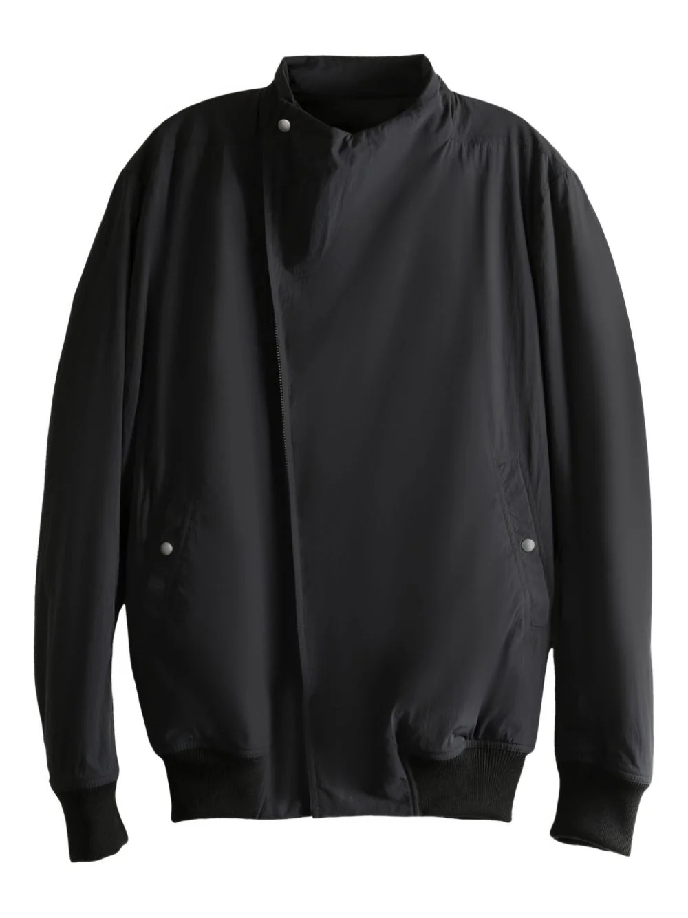 asymmetrical bomber jacket - 1