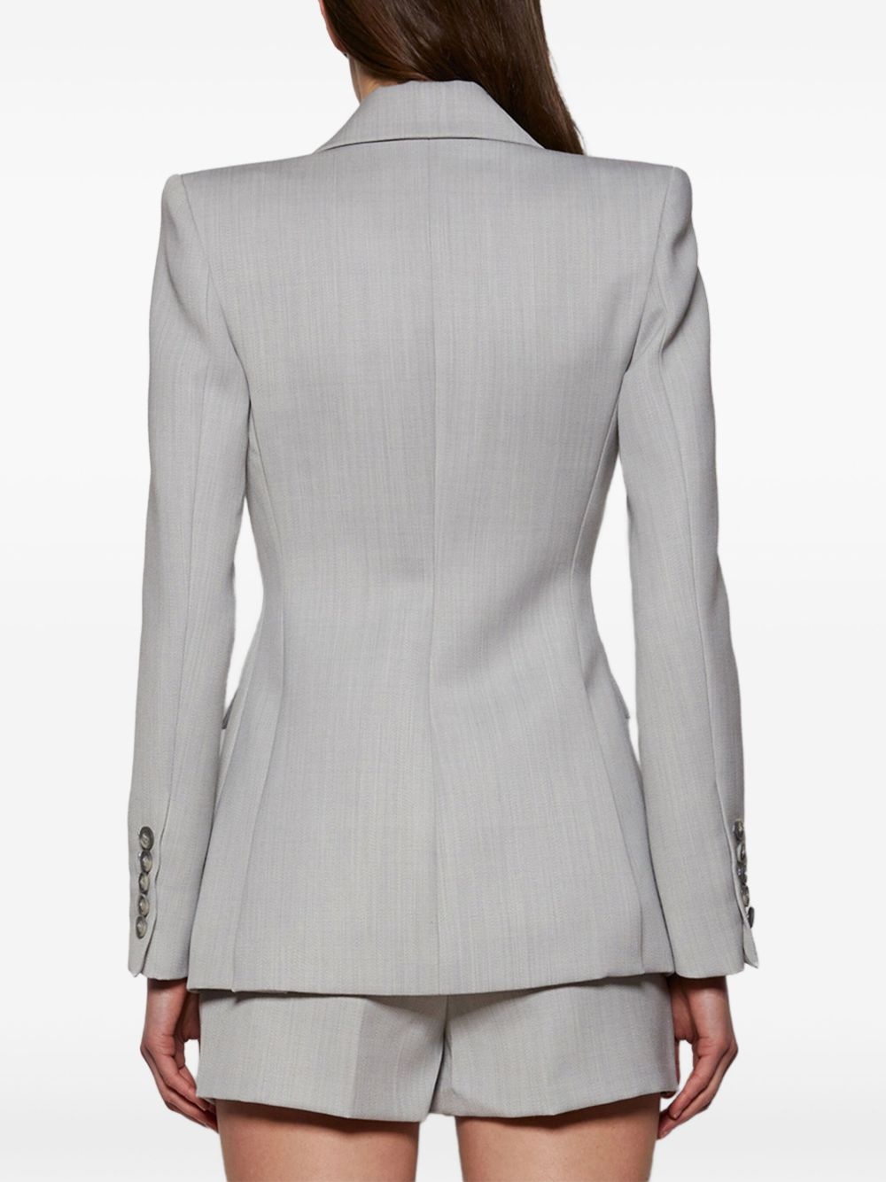 wool-blend blazer - 5