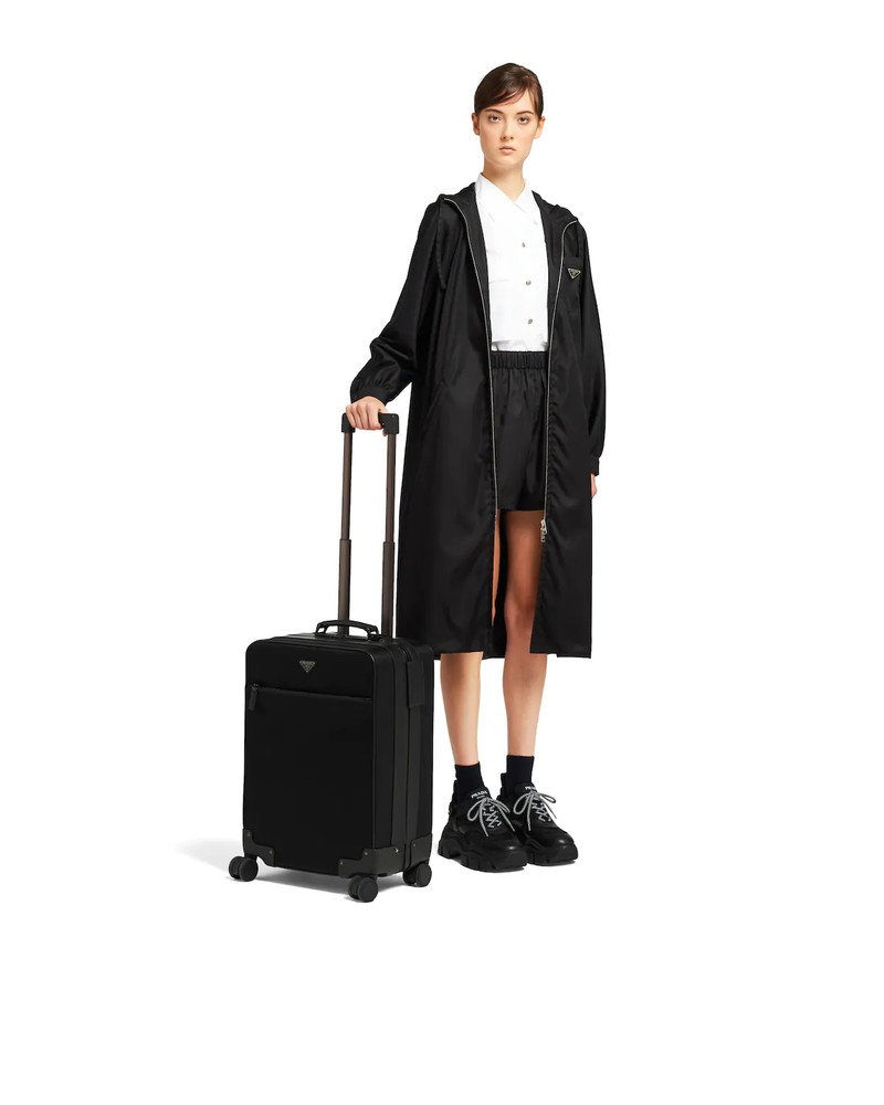 Prada Nylon and Saffiano Leather Trolley outlook