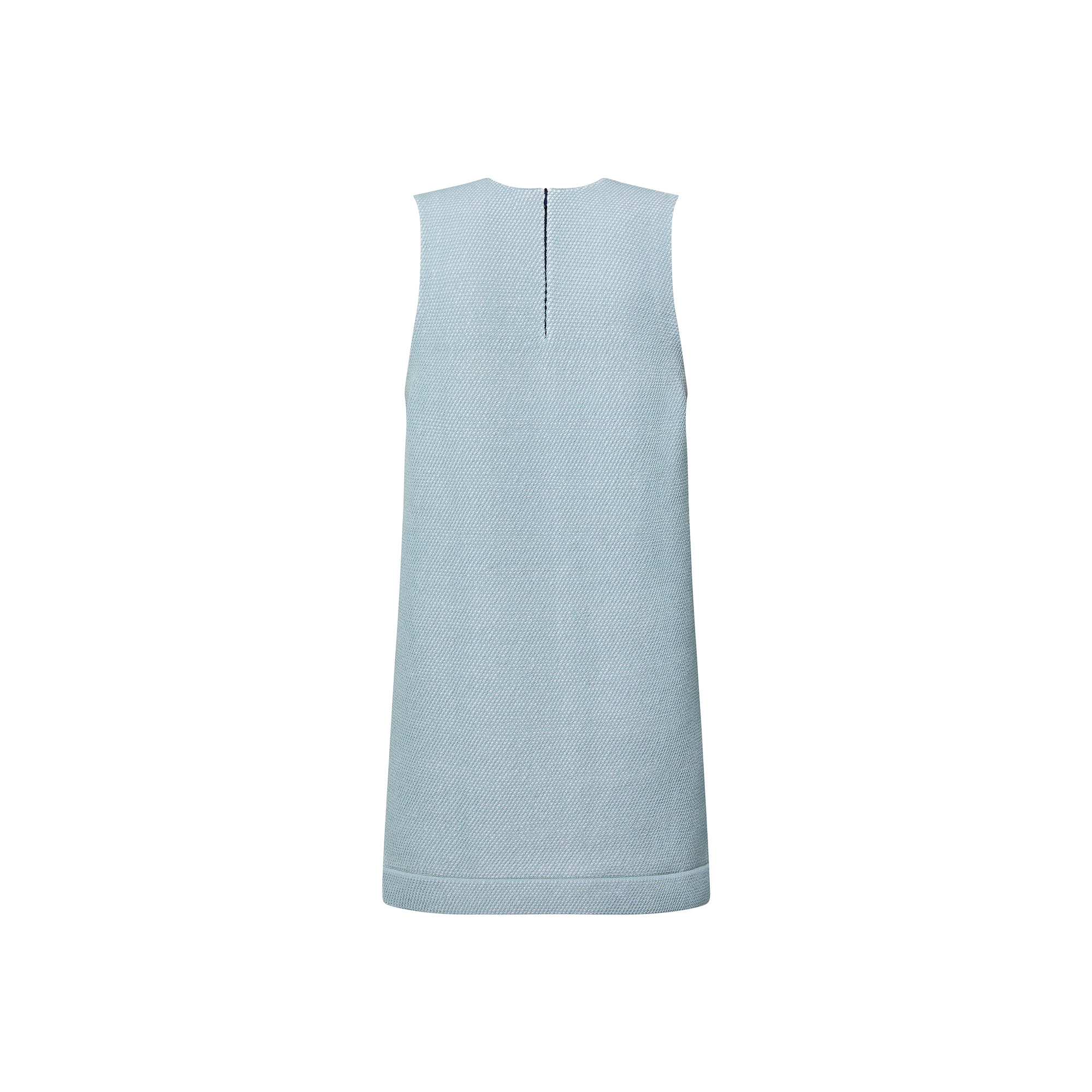 Tulle Insert Knit Dress - 3