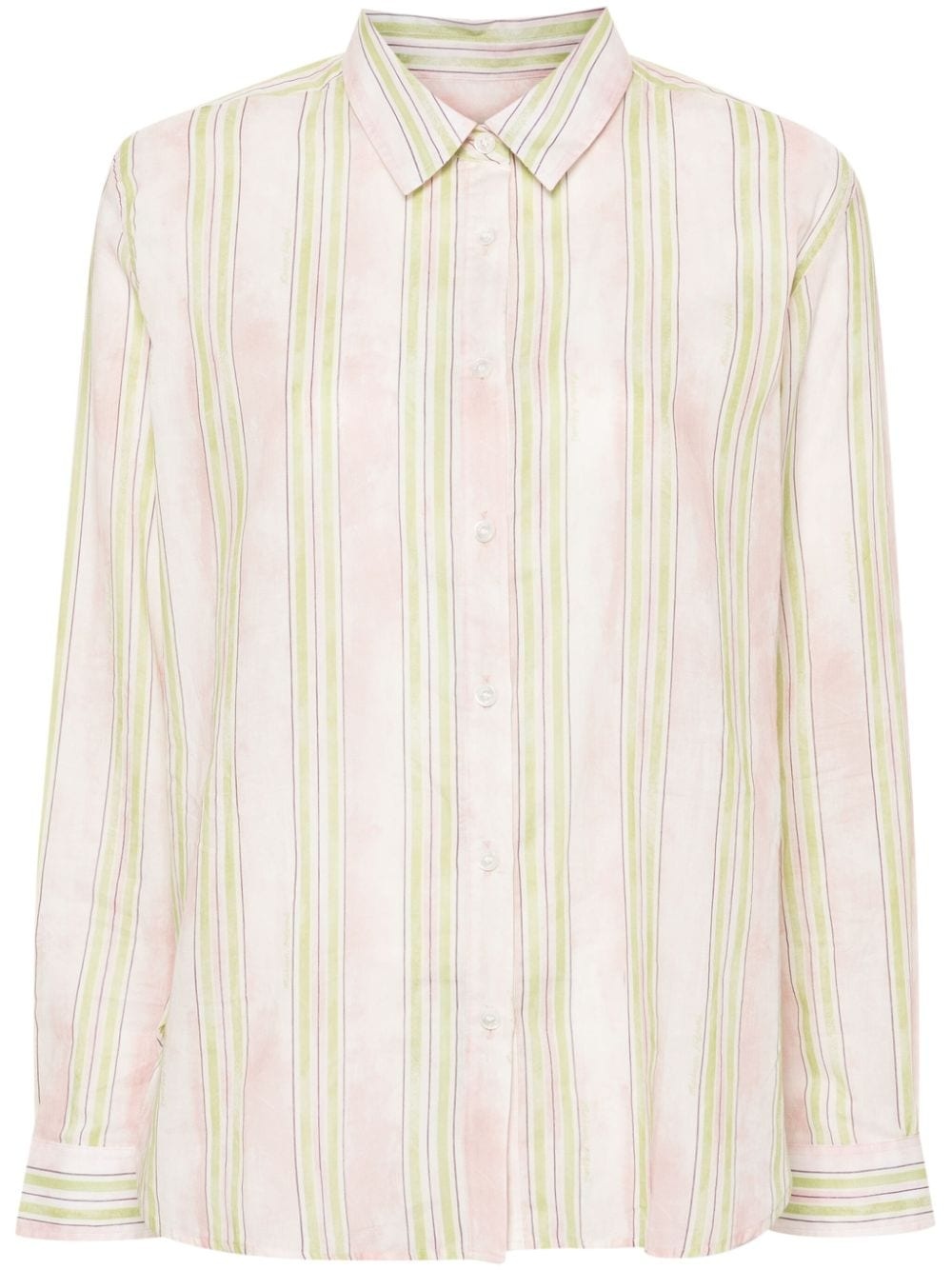 Classic striped cotton shirt - 1