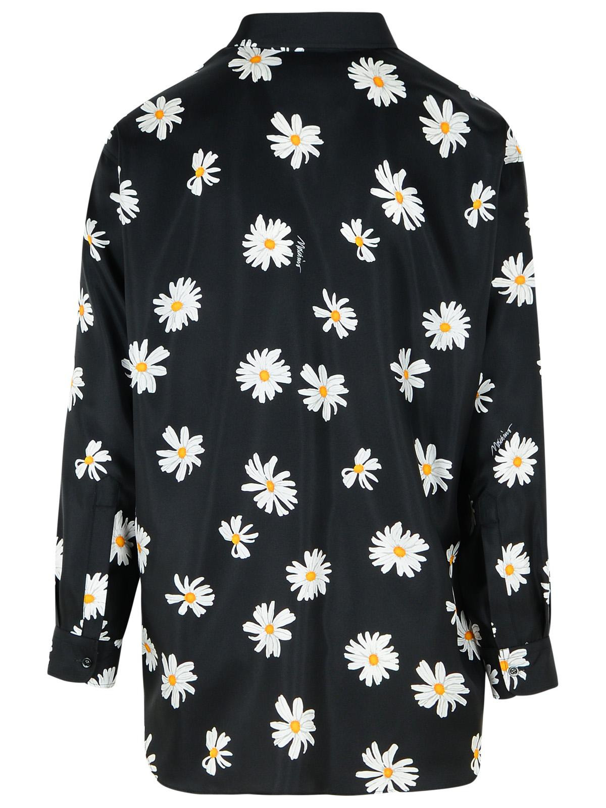 Moschino Black Silk Shirt Men - 3