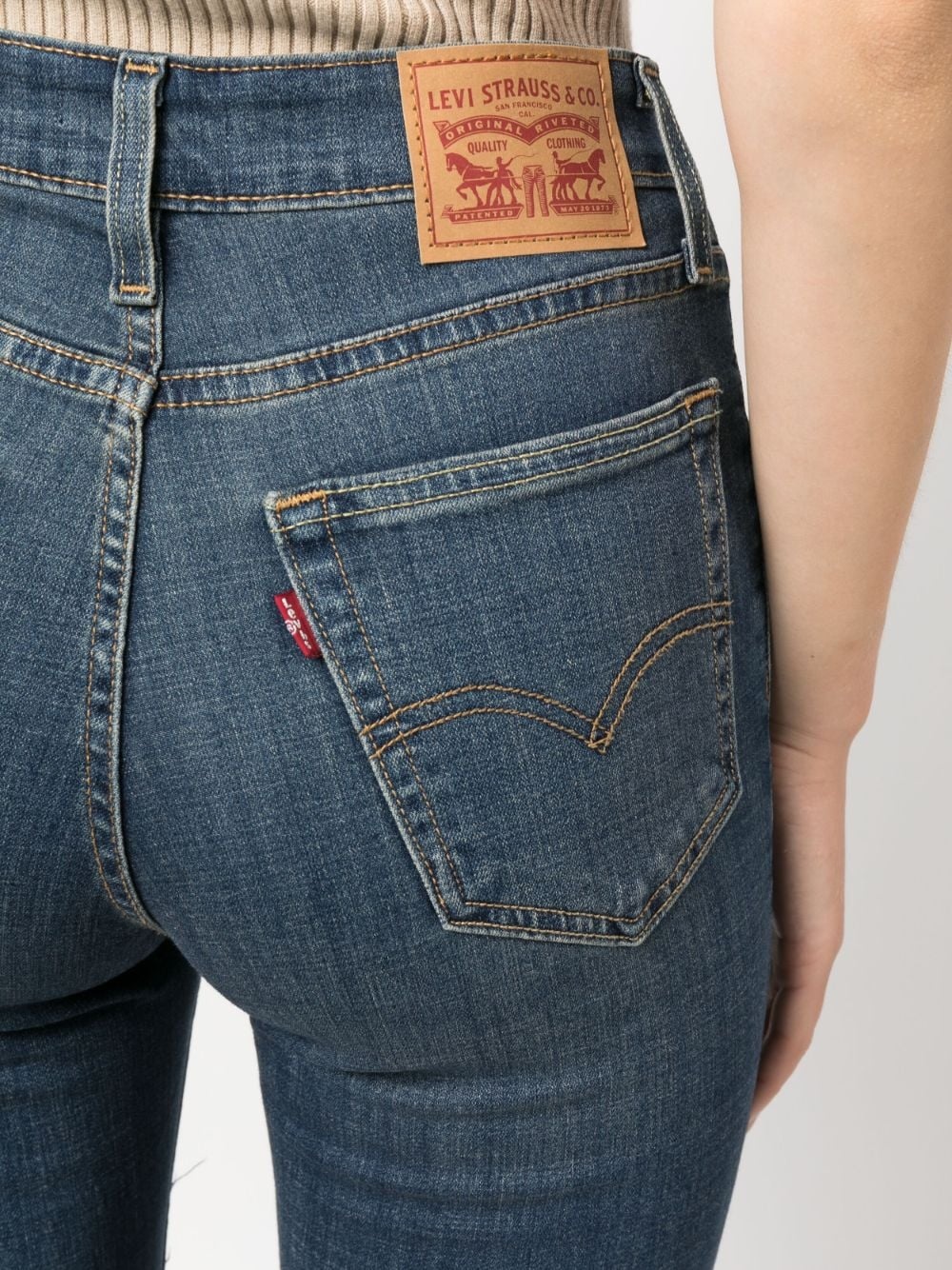 725™ high-rise boot-cut jeans - 5
