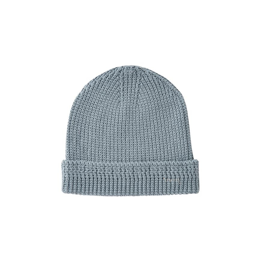 KNIT BEANIE COTTON LT.BLUE - 1