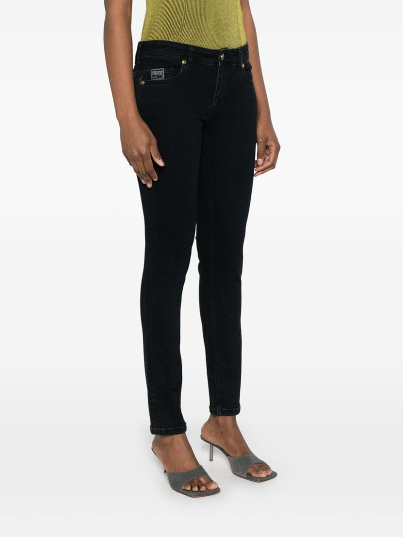 logo-plaque skinny jeans 3