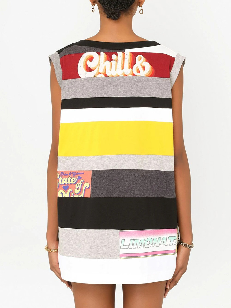 mix-print tank top 4