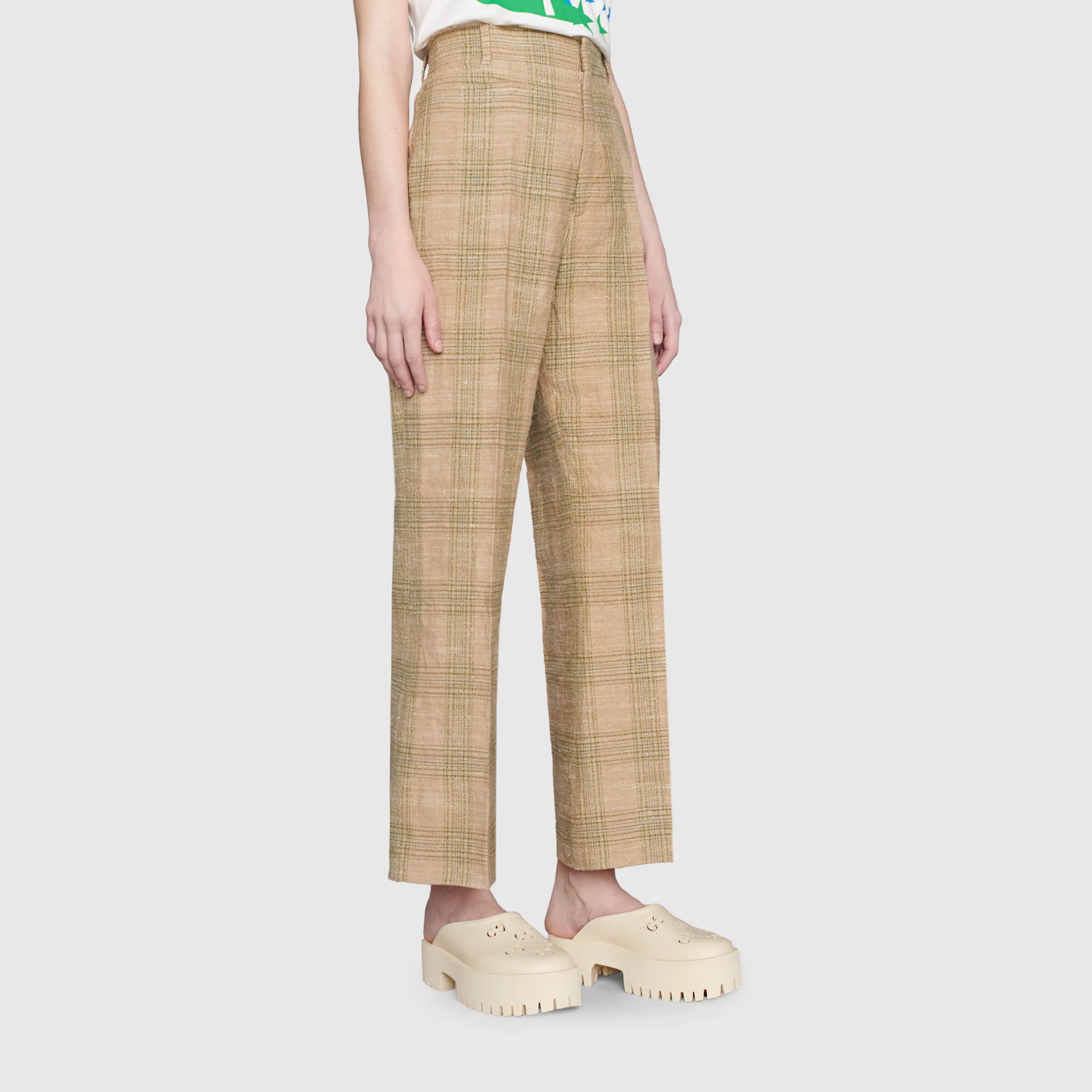 Gucci Perforated G Platform Sandals - 3